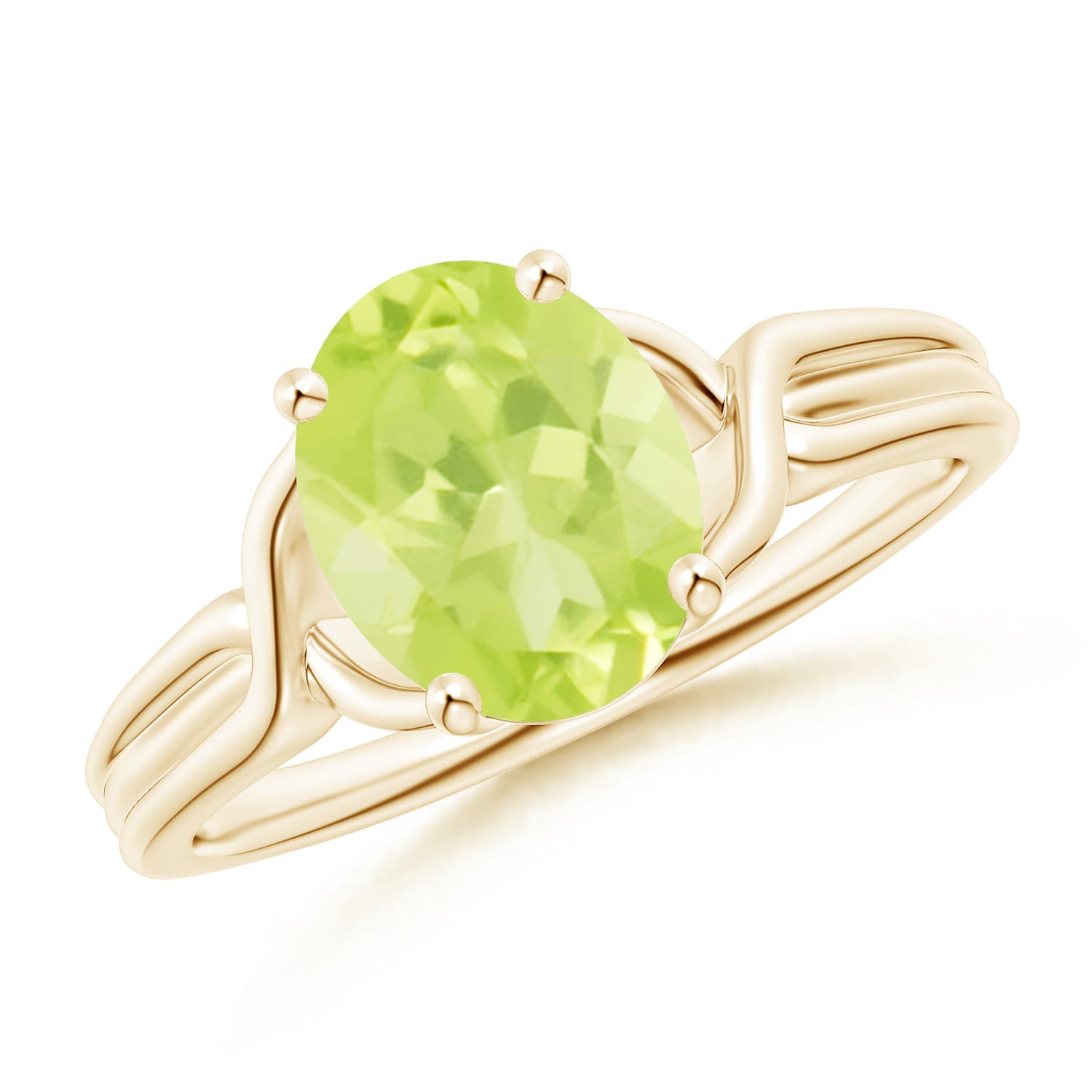 A - Peridot / 1.9 CT / 14 KT Yellow Gold