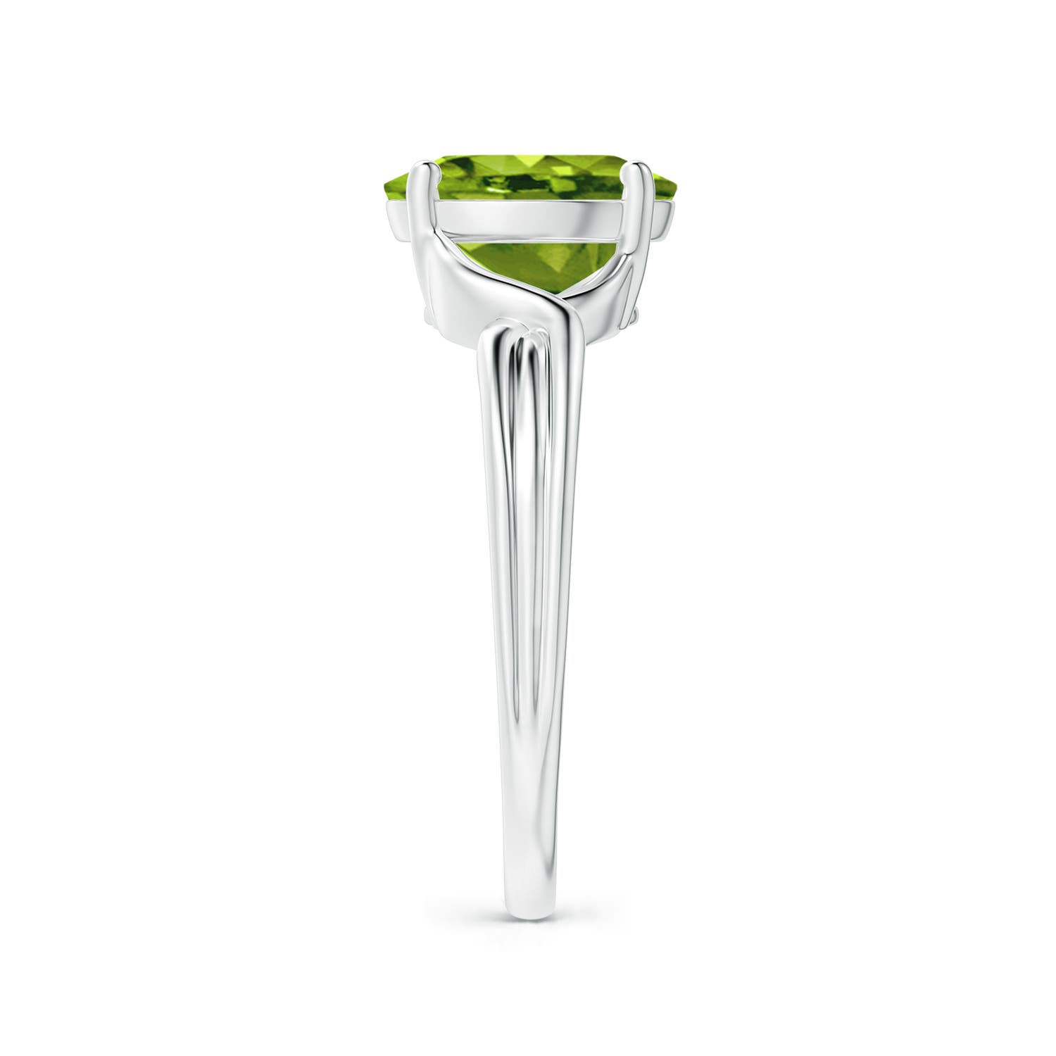 AAAA - Peridot / 1.9 CT / 14 KT White Gold