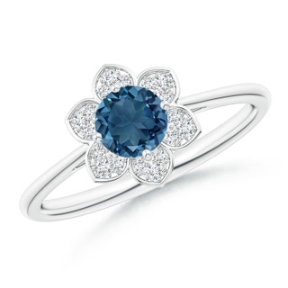 Round AA London Blue Topaz