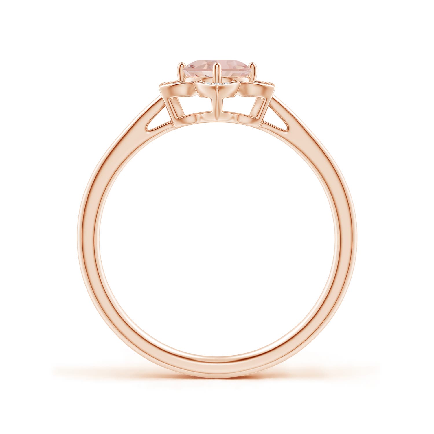 AAA - Morganite / 0.48 CT / 14 KT Rose Gold