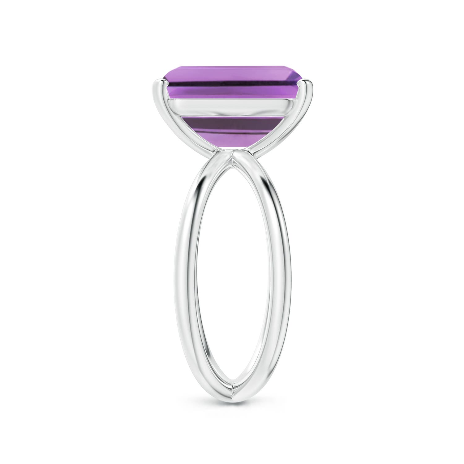 A - Amethyst / 5.3 CT / 14 KT White Gold