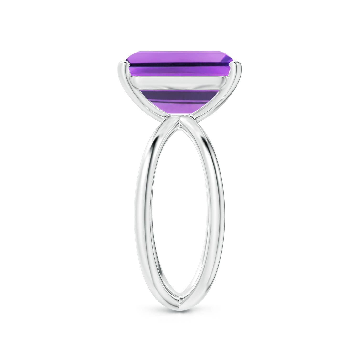 AA - Amethyst / 5.3 CT / 14 KT White Gold