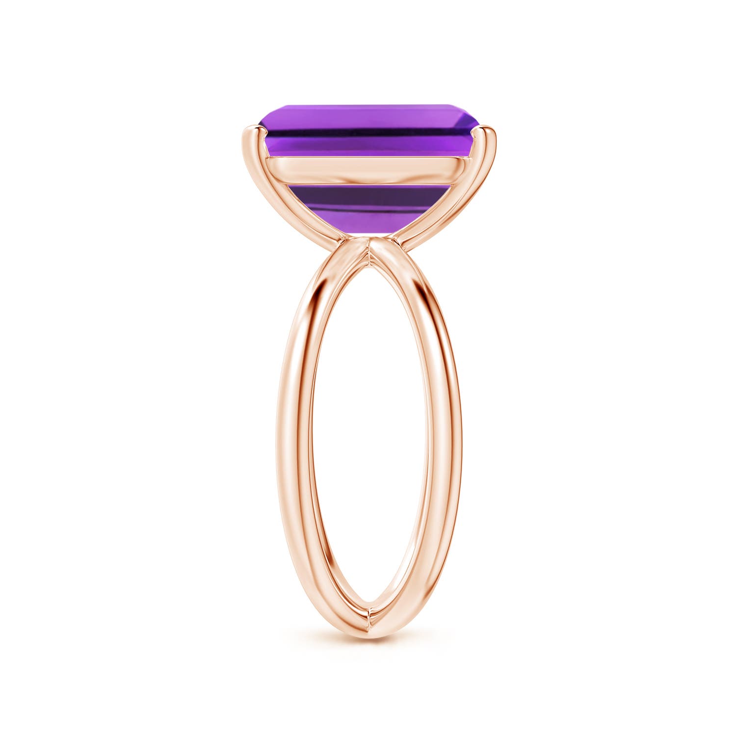 AAA - Amethyst / 5.3 CT / 14 KT Rose Gold