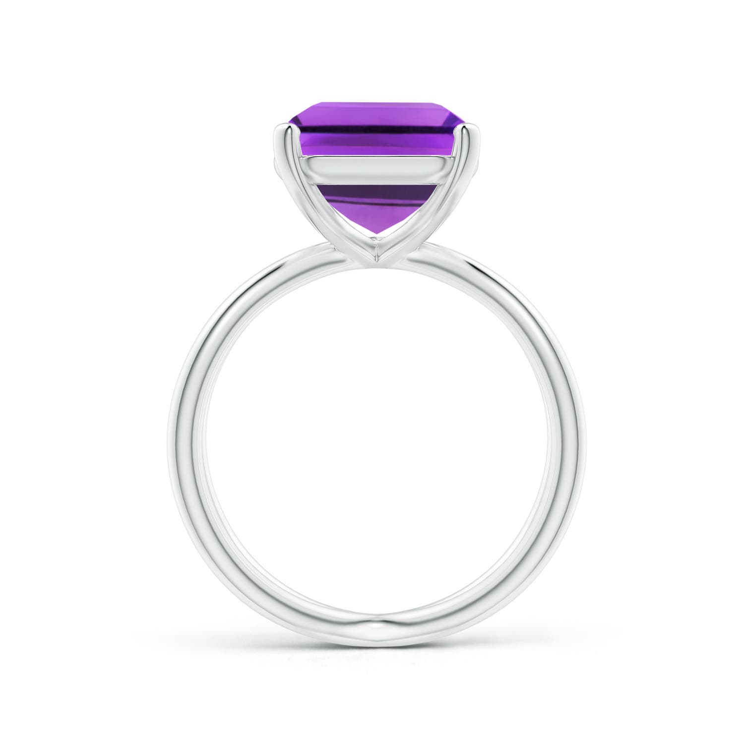 AAA - Amethyst / 5.3 CT / 14 KT White Gold