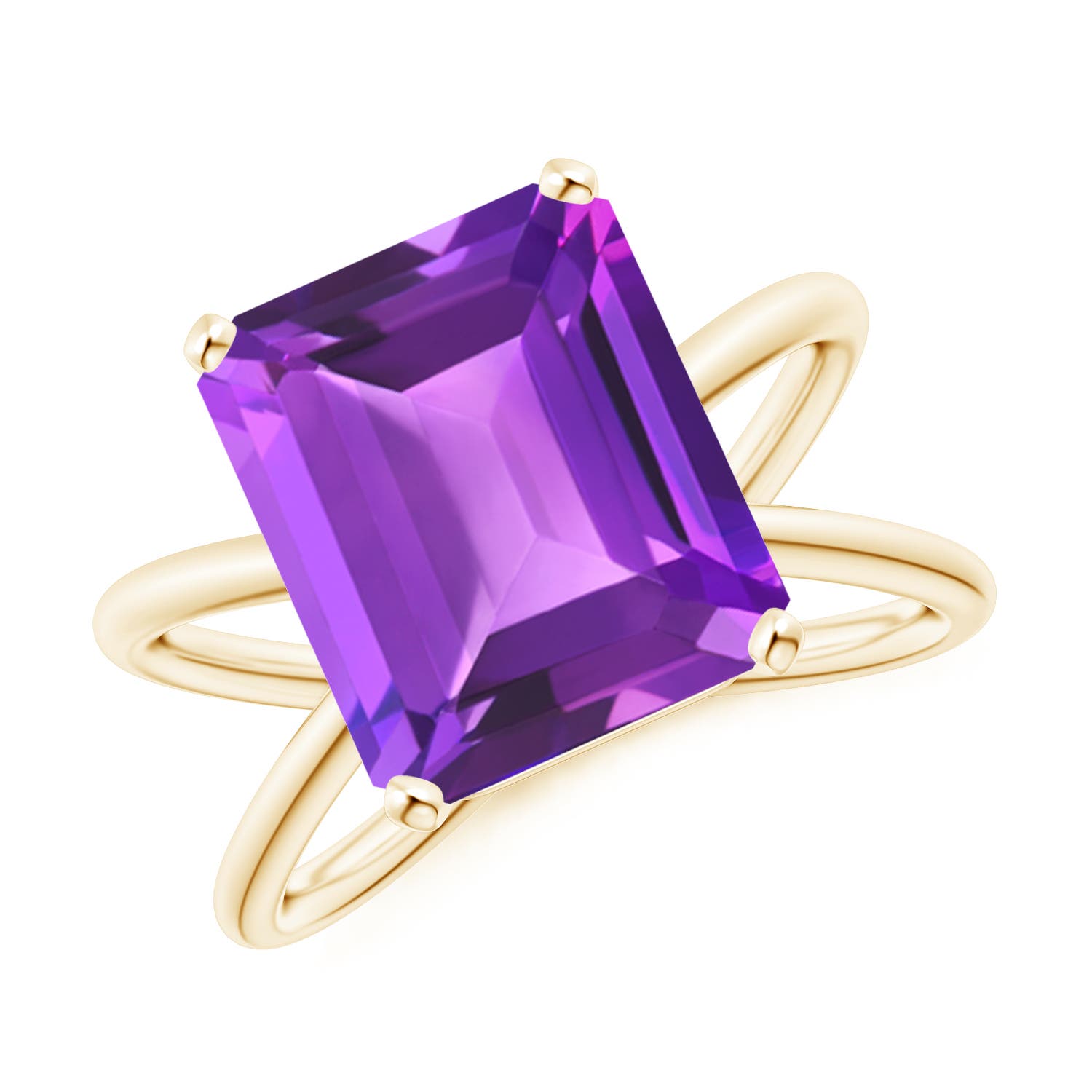 AAA - Amethyst / 5.3 CT / 14 KT Yellow Gold