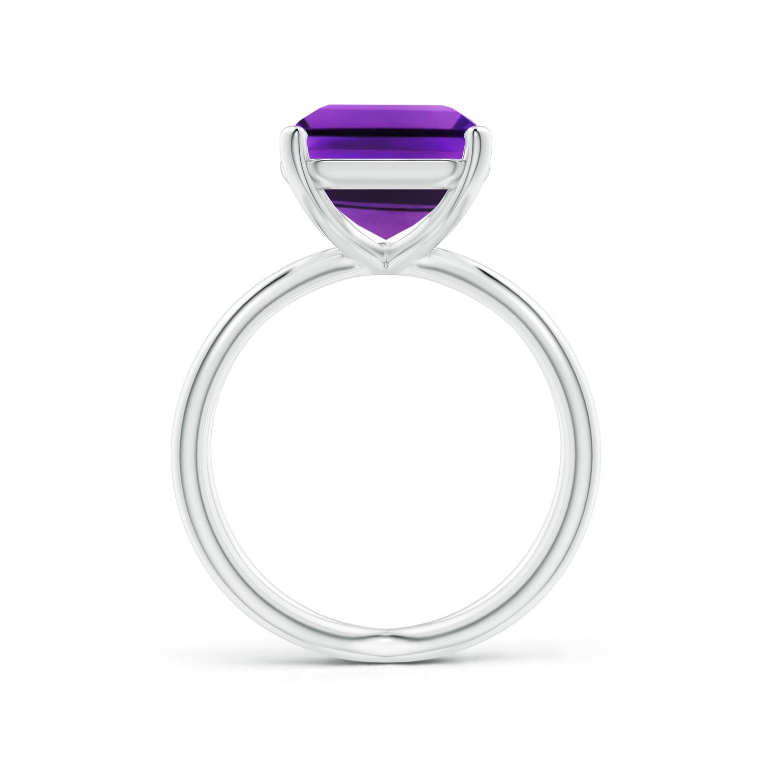 AAAA - Amethyst / 5.3 CT / 14 KT White Gold