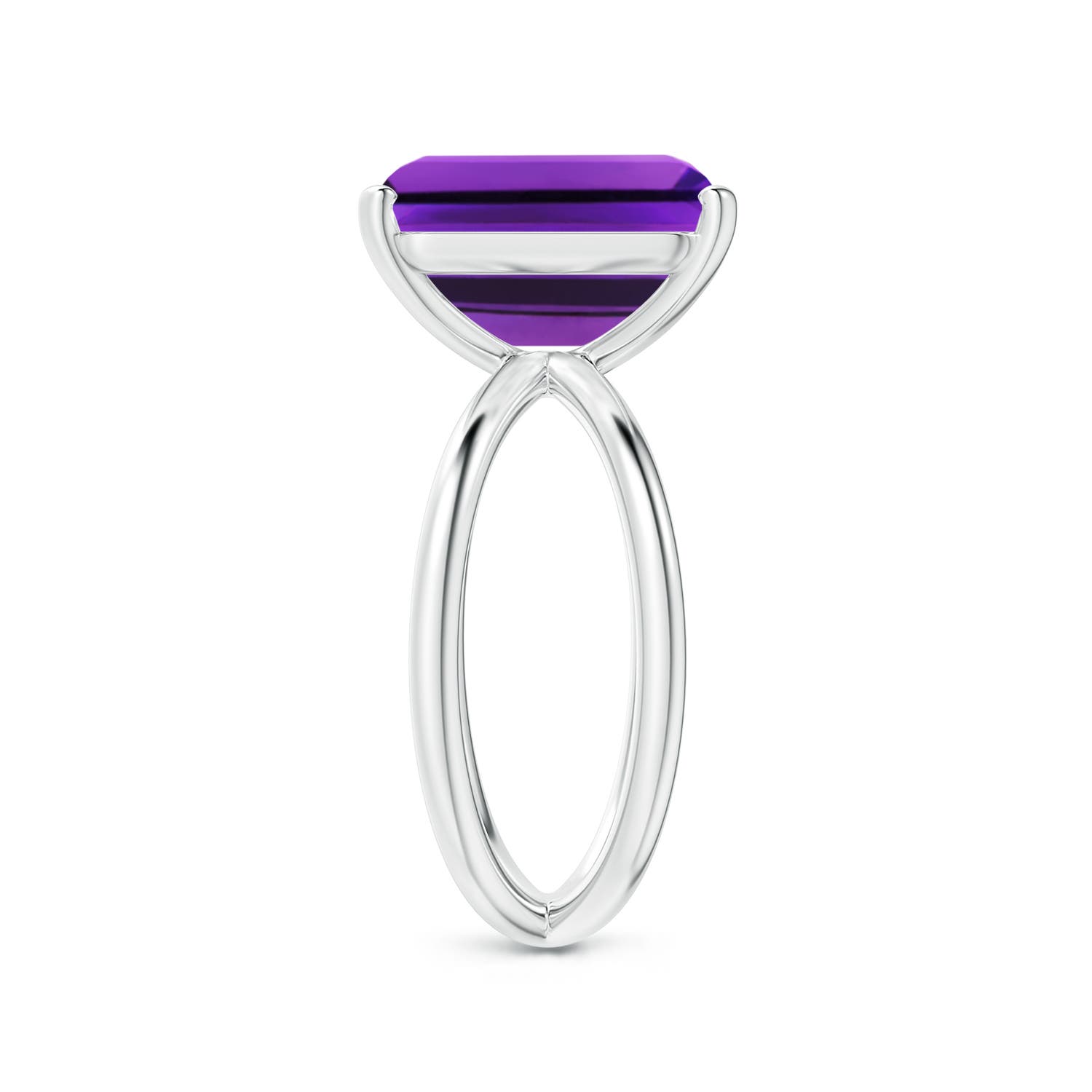 AAAA - Amethyst / 5.3 CT / 14 KT White Gold