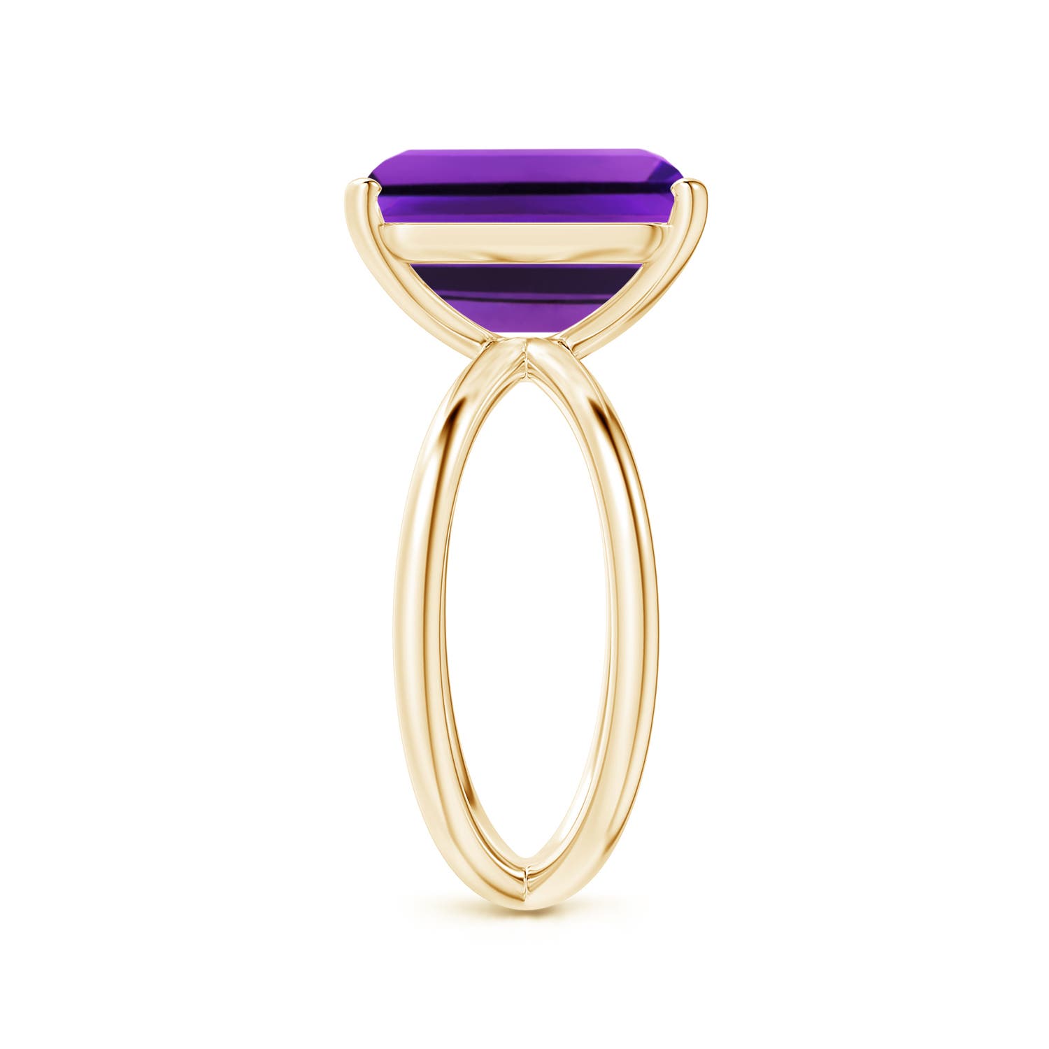 AAAA - Amethyst / 5.3 CT / 14 KT Yellow Gold