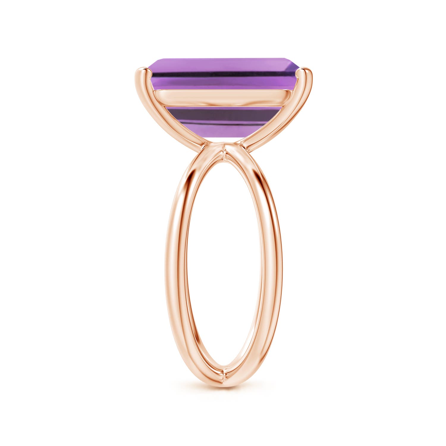 A - Amethyst / 6.5 CT / 14 KT Rose Gold