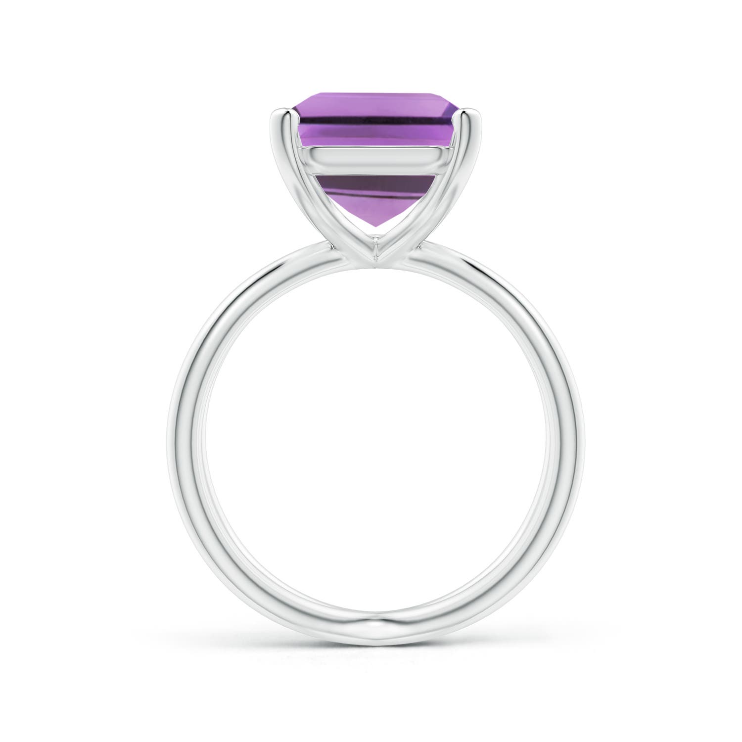 A - Amethyst / 6.5 CT / 14 KT White Gold