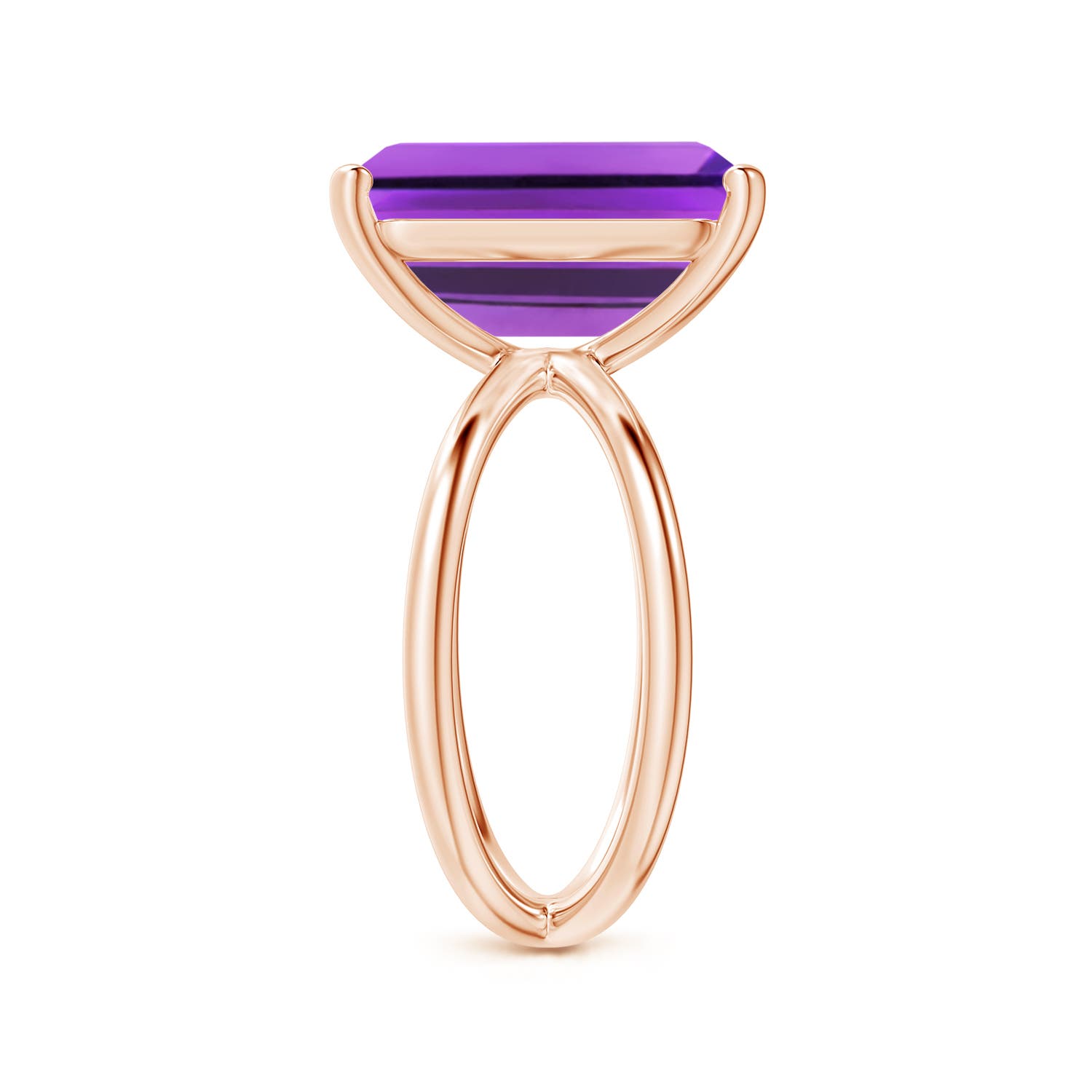 AAA - Amethyst / 6.5 CT / 14 KT Rose Gold