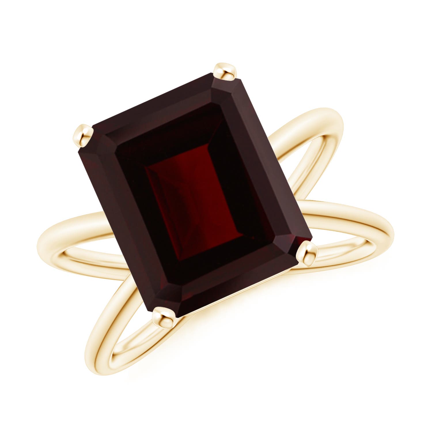 A - Garnet / 7.45 CT / 14 KT Yellow Gold