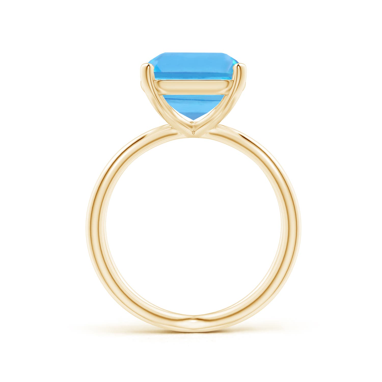 AA - Swiss Blue Topaz / 7.2 CT / 14 KT Yellow Gold