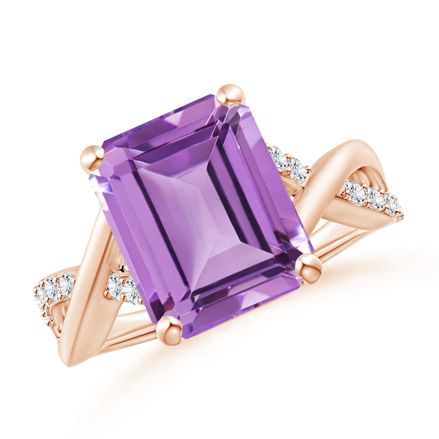 A - Amethyst / 5.47 CT / 14 KT Rose Gold