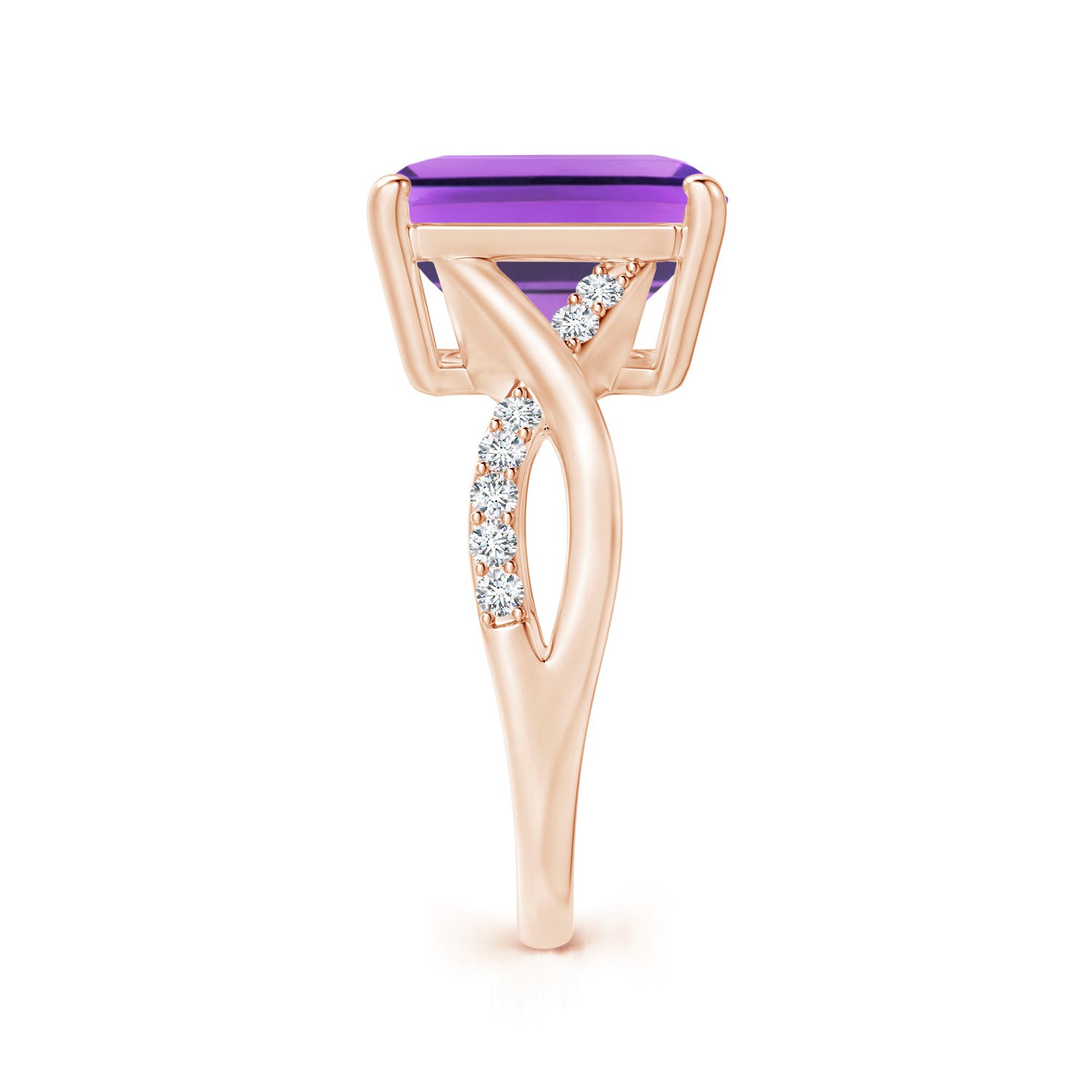 AA - Amethyst / 5.47 CT / 14 KT Rose Gold