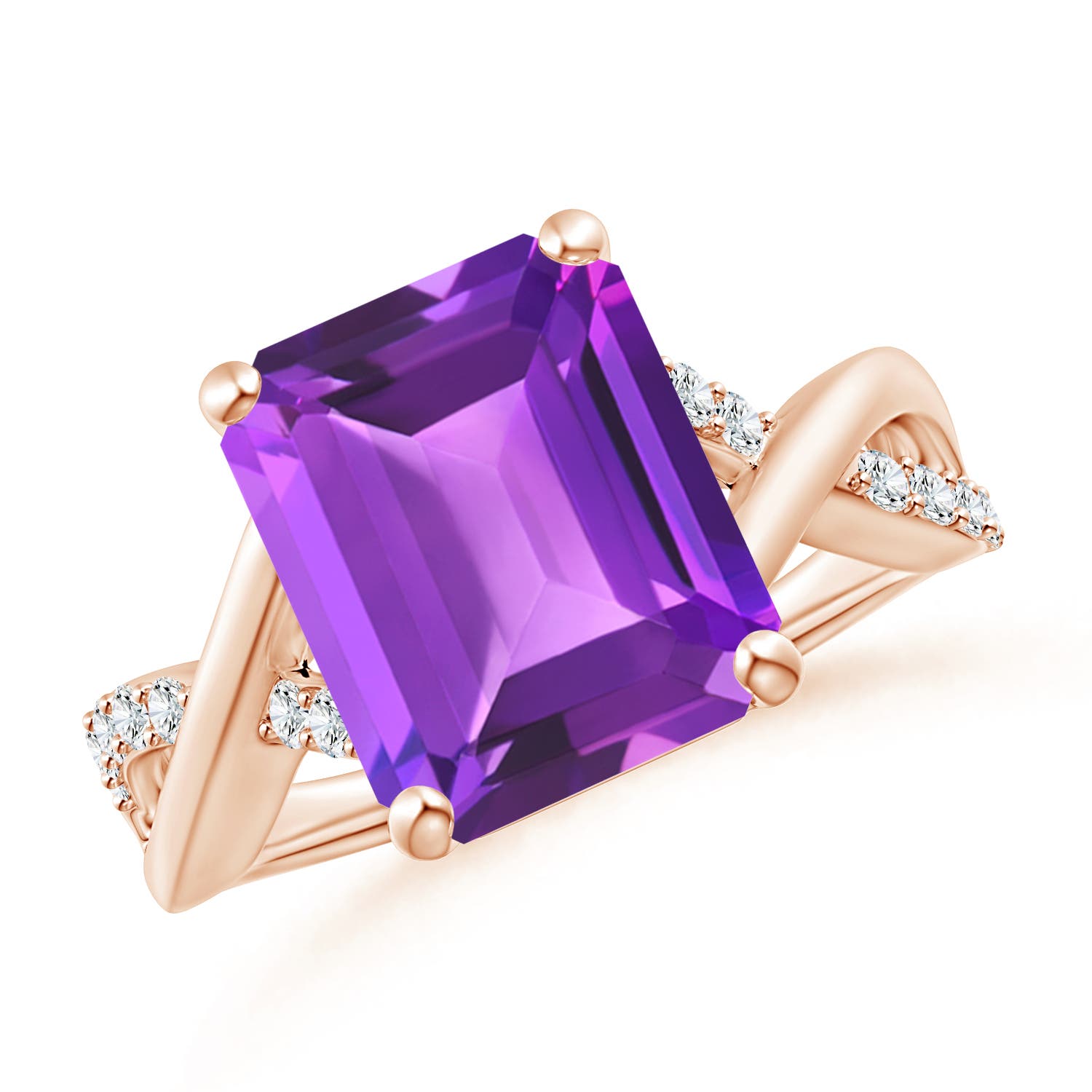 AAA - Amethyst / 5.47 CT / 14 KT Rose Gold