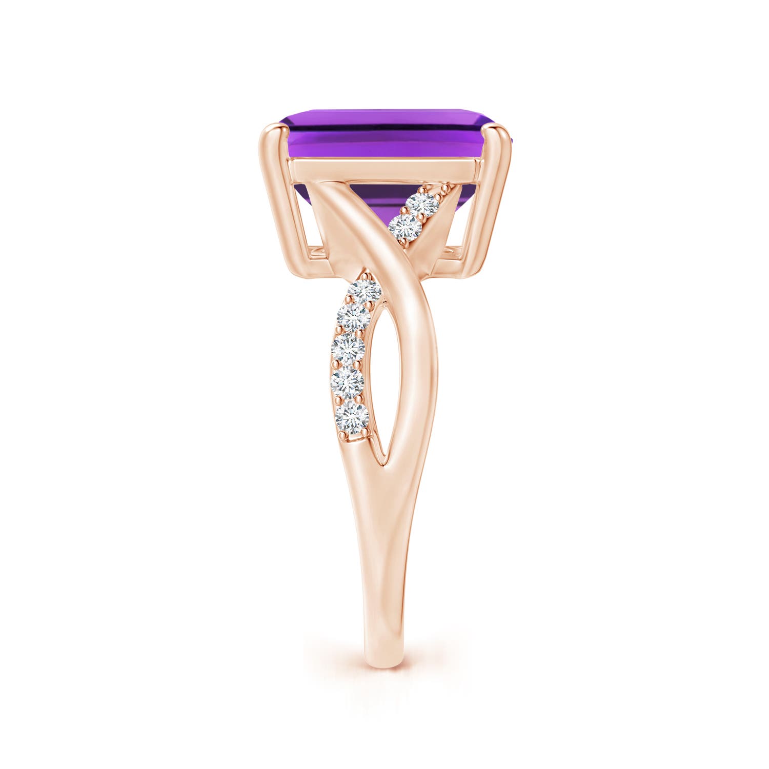AAA - Amethyst / 5.47 CT / 14 KT Rose Gold