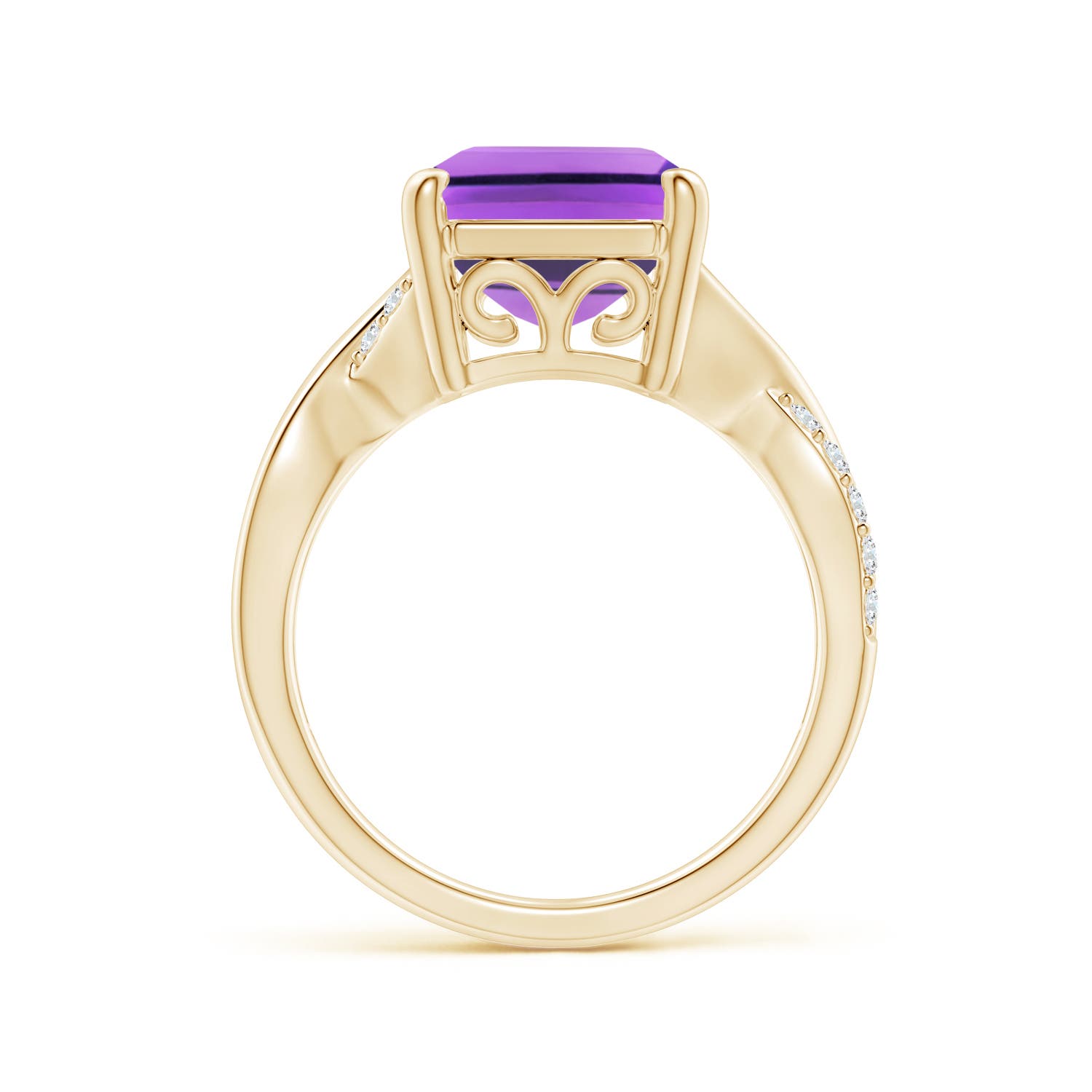 AA - Amethyst / 6.7 CT / 14 KT Yellow Gold