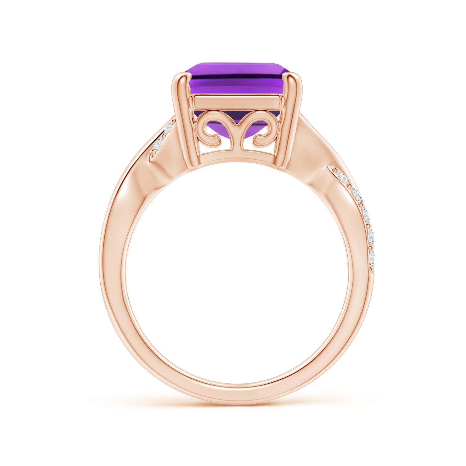 AAA - Amethyst / 6.7 CT / 14 KT Rose Gold