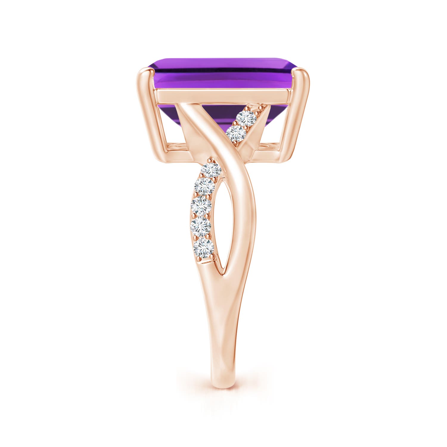 AAA - Amethyst / 6.7 CT / 14 KT Rose Gold
