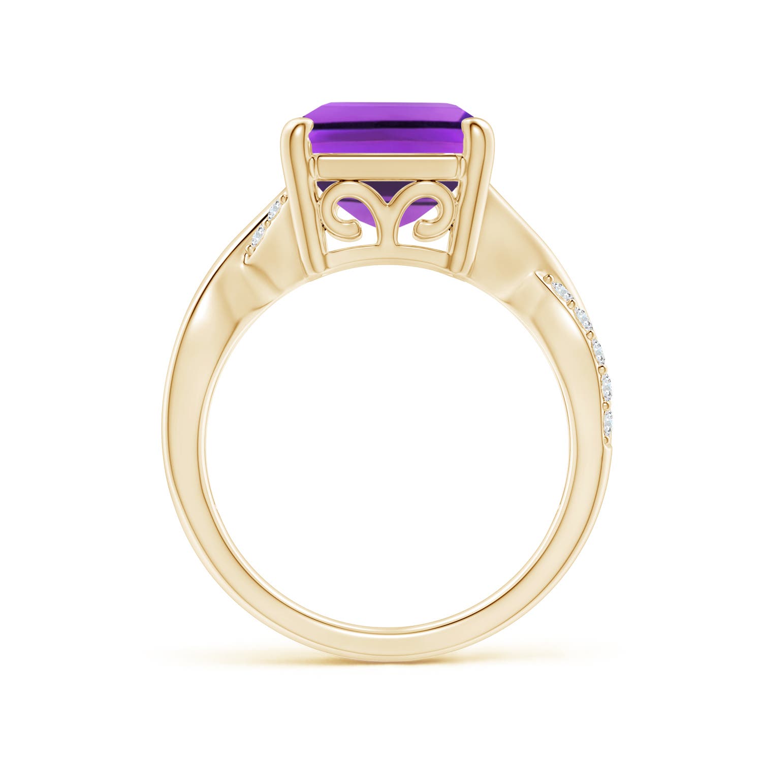 AAA - Amethyst / 6.7 CT / 14 KT Yellow Gold