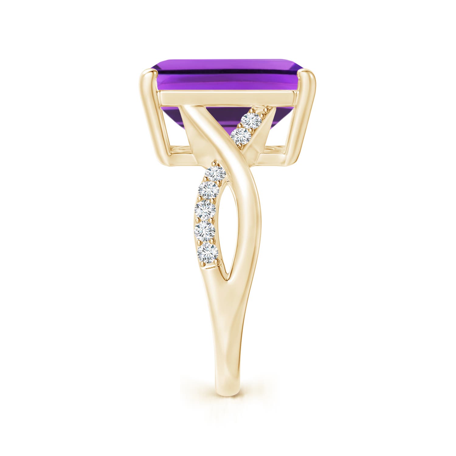 AAA - Amethyst / 6.7 CT / 14 KT Yellow Gold