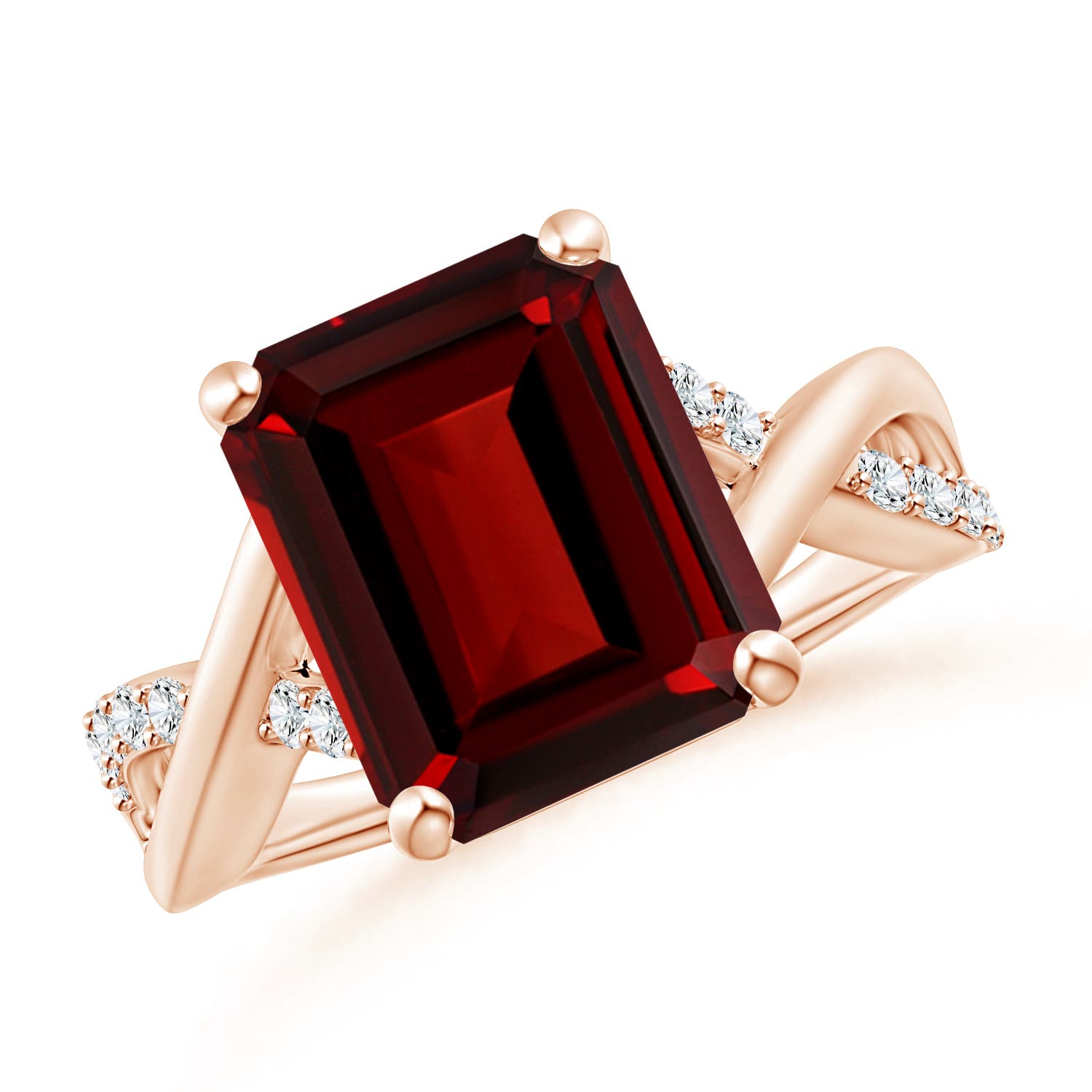 AAAA - Garnet / 7.62 CT / 14 KT Rose Gold