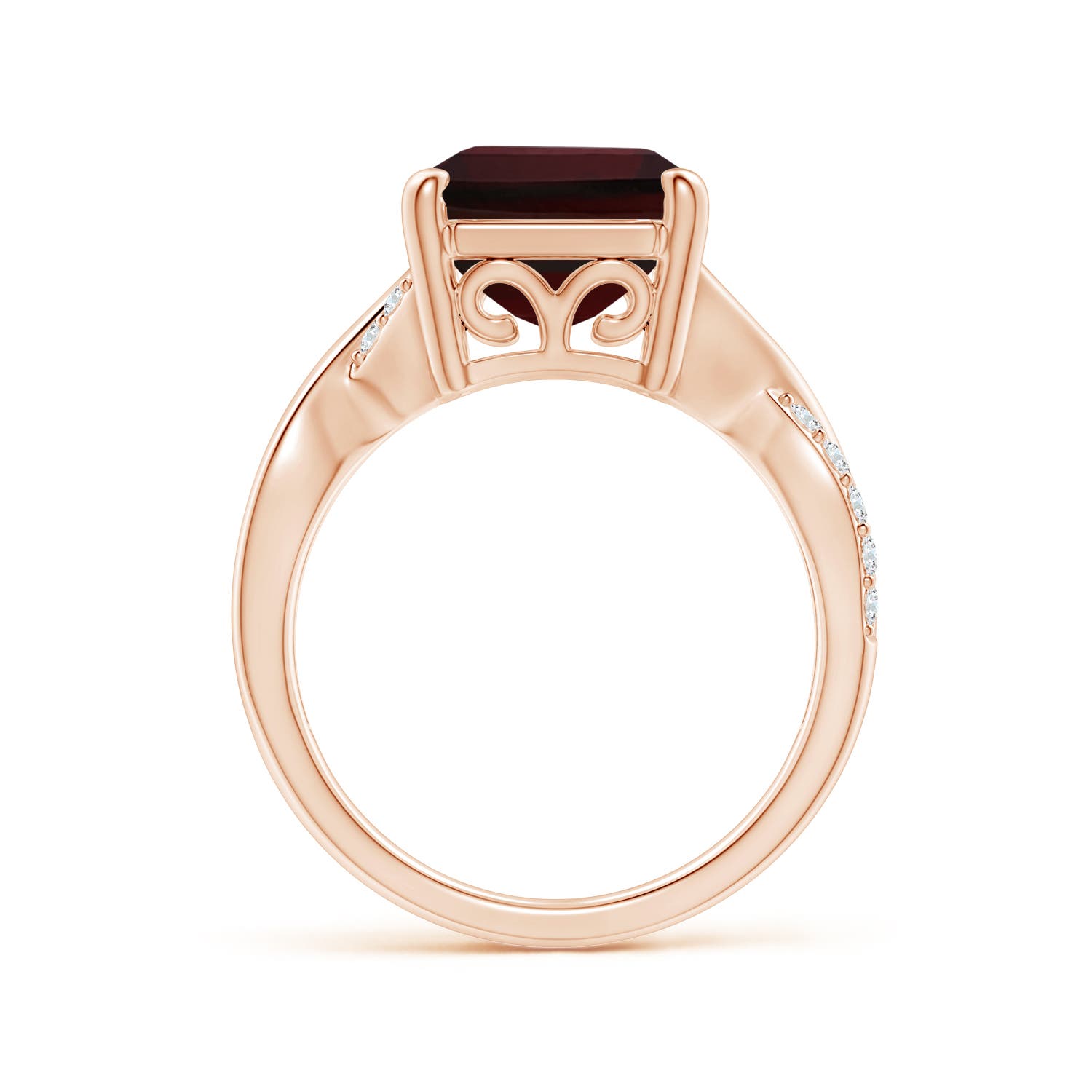 A - Garnet / 8.7 CT / 14 KT Rose Gold