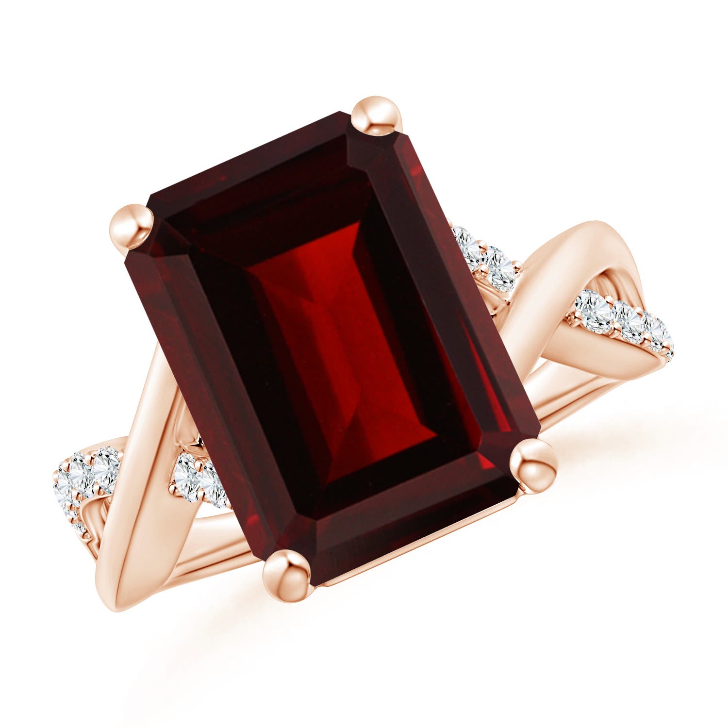 AA - Garnet / 8.7 CT / 14 KT Rose Gold