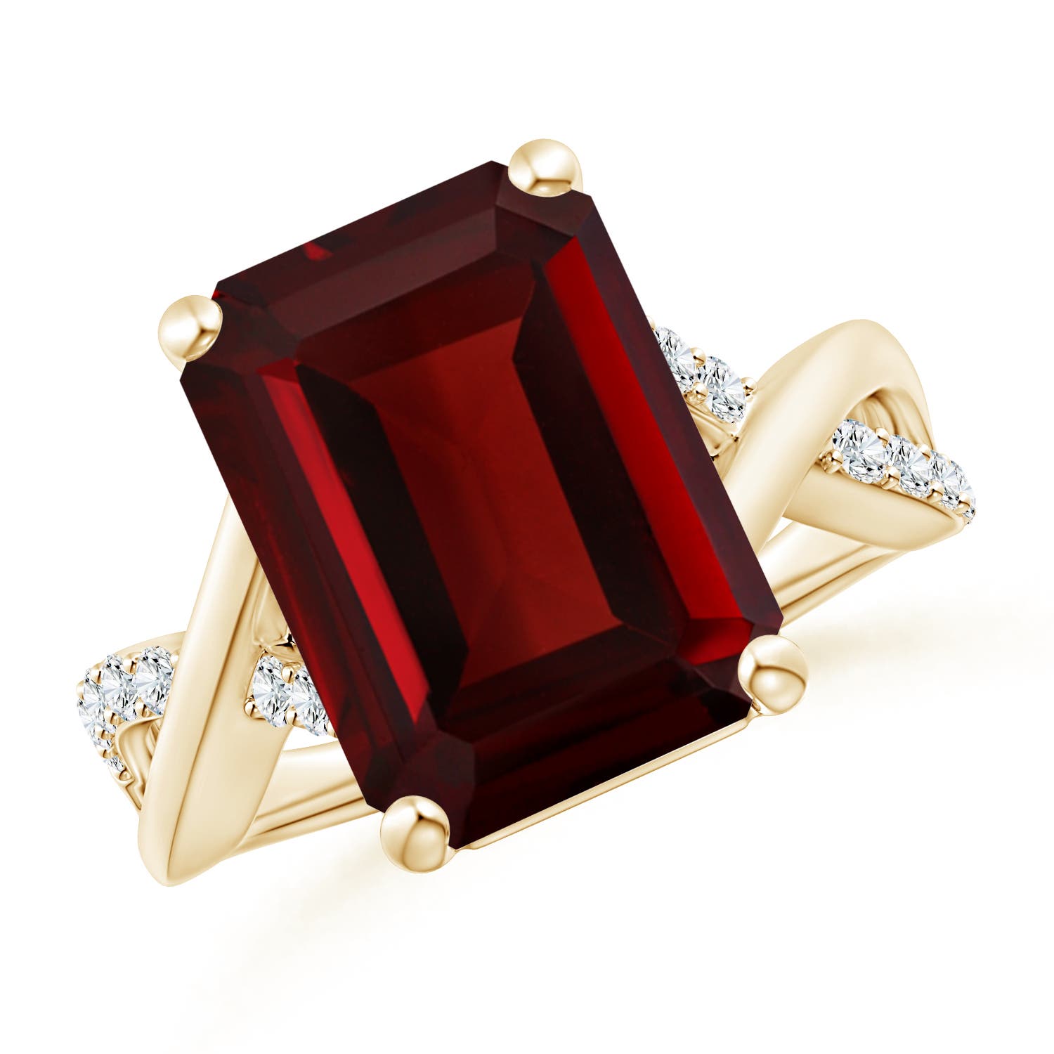 AAA - Garnet / 8.7 CT / 14 KT Yellow Gold