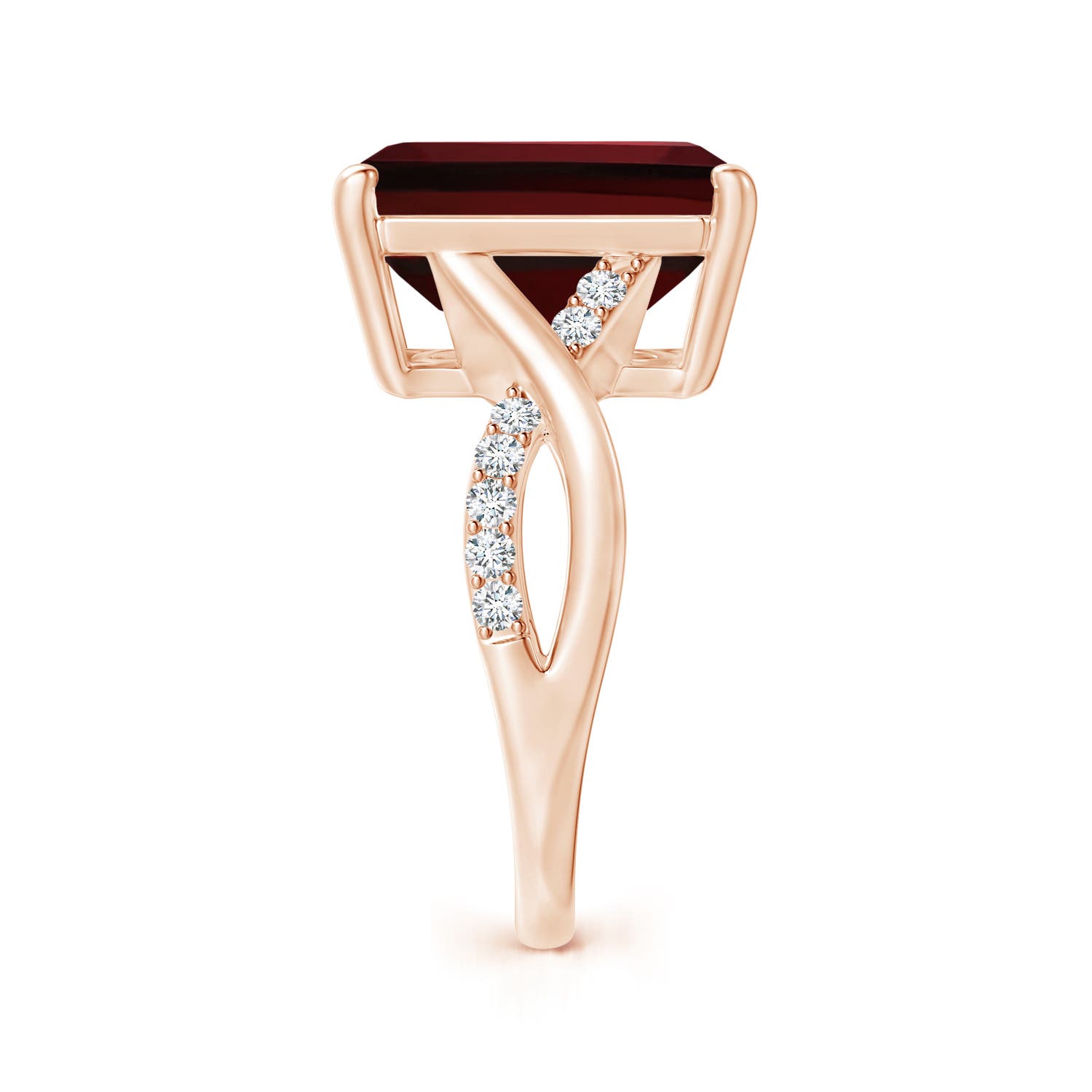 AAAA - Garnet / 8.7 CT / 14 KT Rose Gold