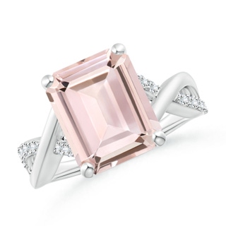 Emerald Cut AA Morganite