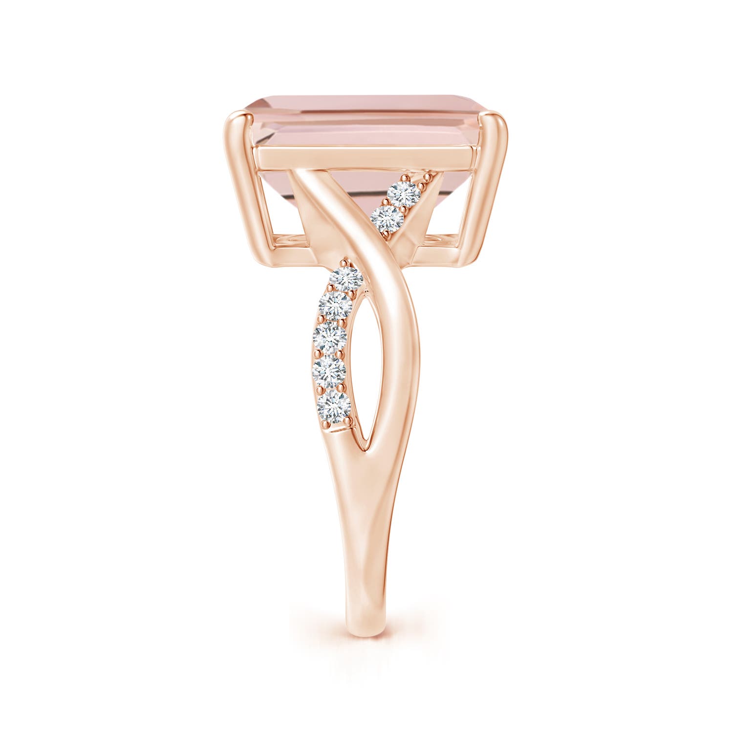 AAA - Morganite / 6.2 CT / 14 KT Rose Gold