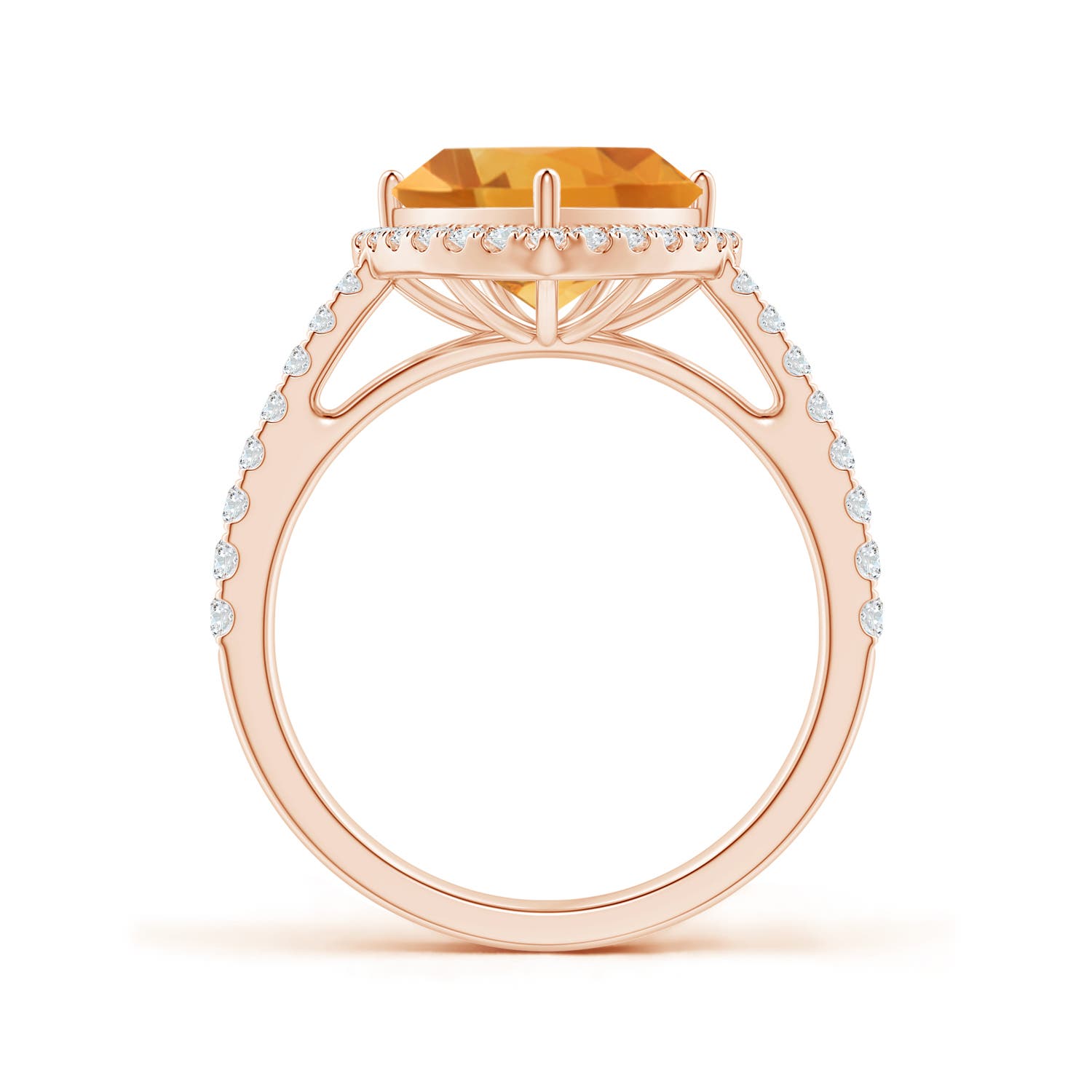 A - Citrine / 3.08 CT / 14 KT Rose Gold