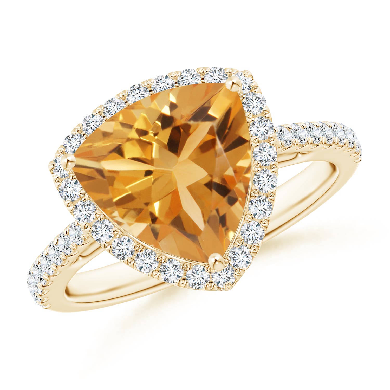 A - Citrine / 3.08 CT / 14 KT Yellow Gold