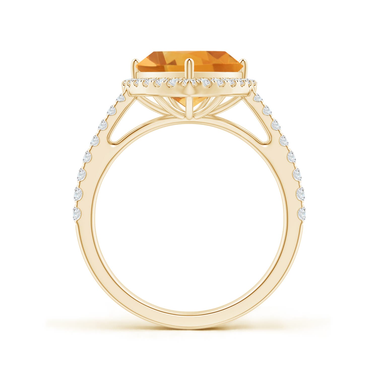 A - Citrine / 3.08 CT / 14 KT Yellow Gold