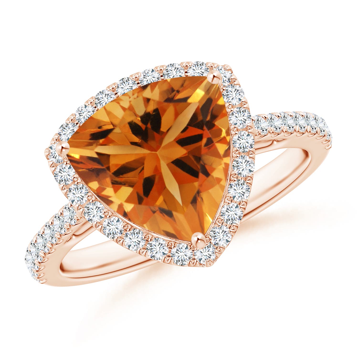 AAA - Citrine / 3.08 CT / 14 KT Rose Gold