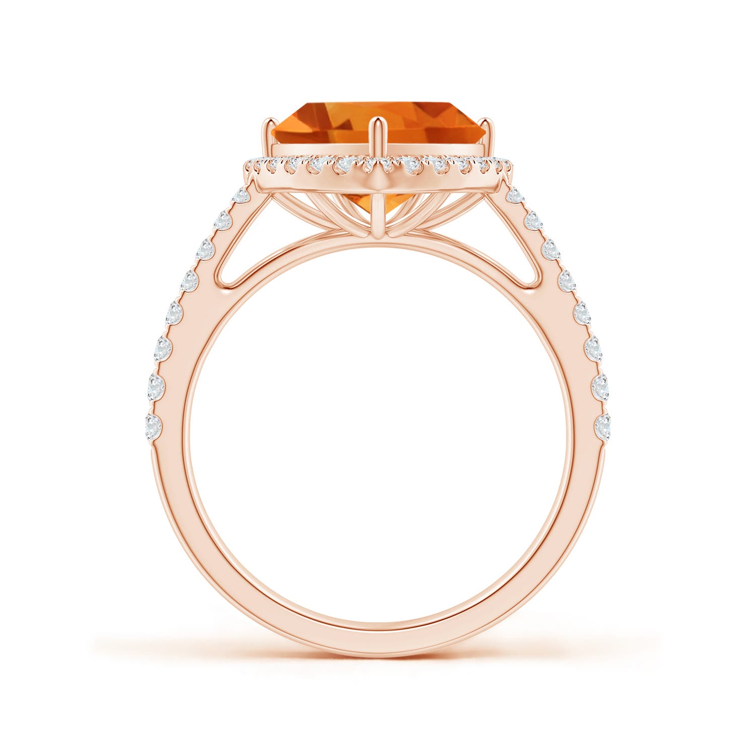 AAA - Citrine / 3.08 CT / 14 KT Rose Gold