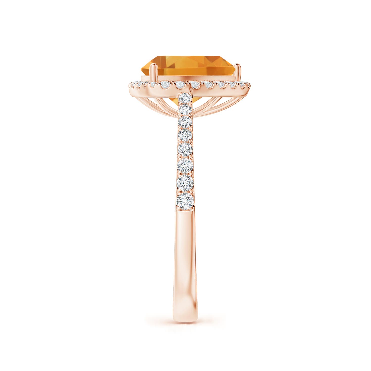 A - Citrine / 2.57 CT / 14 KT Rose Gold