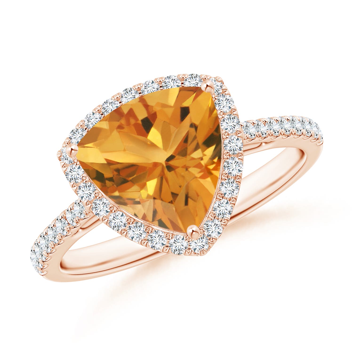 AA - Citrine / 2.57 CT / 14 KT Rose Gold