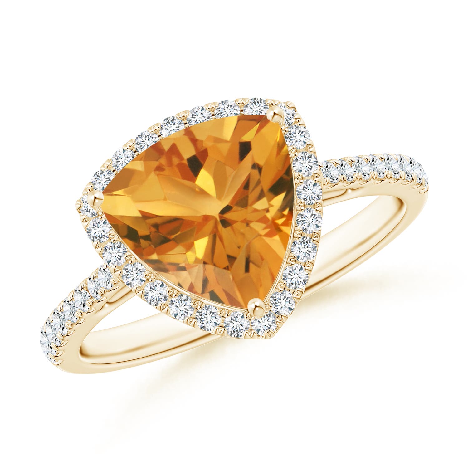 AA - Citrine / 2.57 CT / 14 KT Yellow Gold