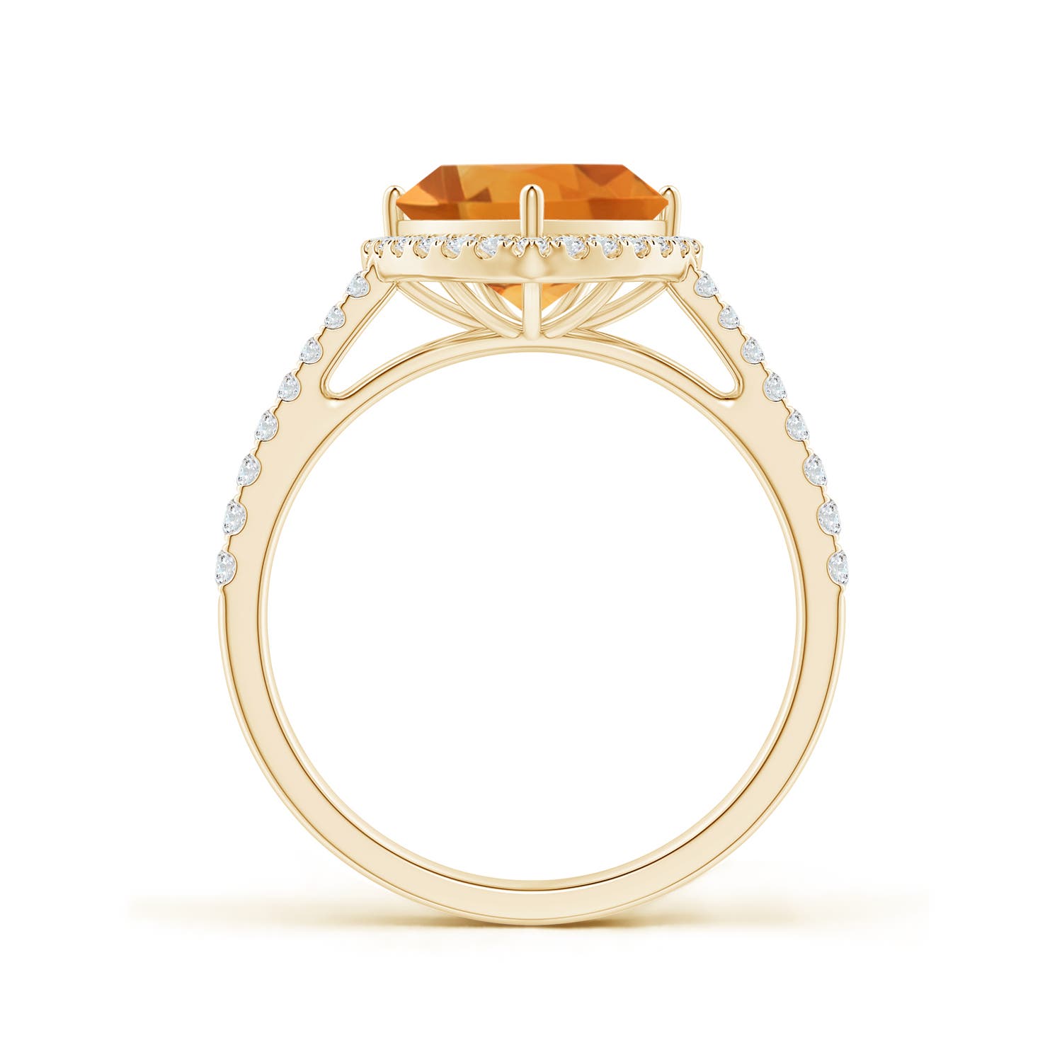 AA - Citrine / 2.57 CT / 14 KT Yellow Gold