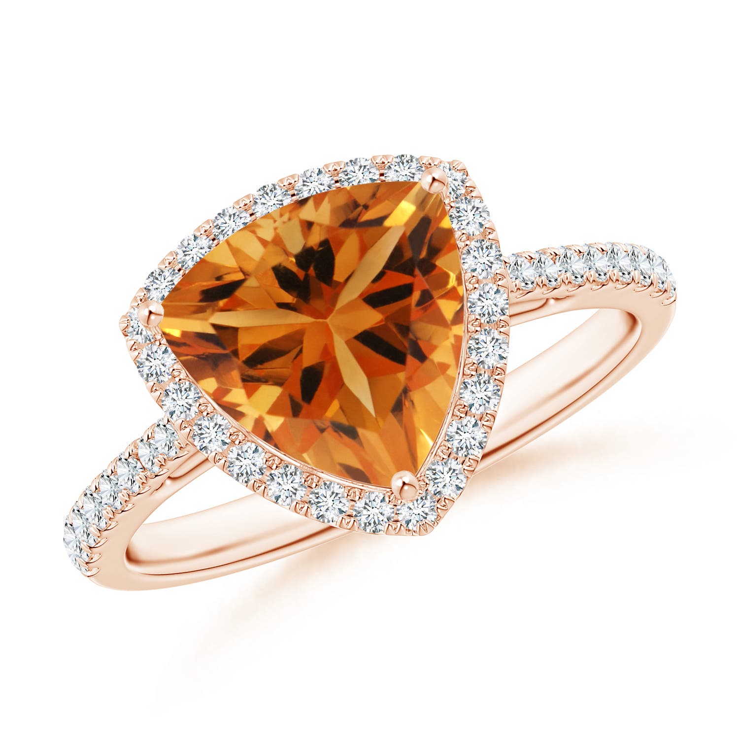 AAA - Citrine / 2.57 CT / 14 KT Rose Gold