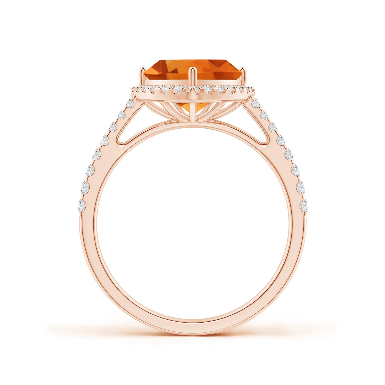 AAA - Citrine / 2.57 CT / 14 KT Rose Gold