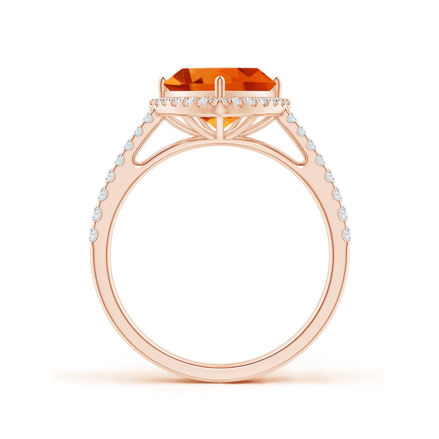 AAAA - Citrine / 2.57 CT / 14 KT Rose Gold