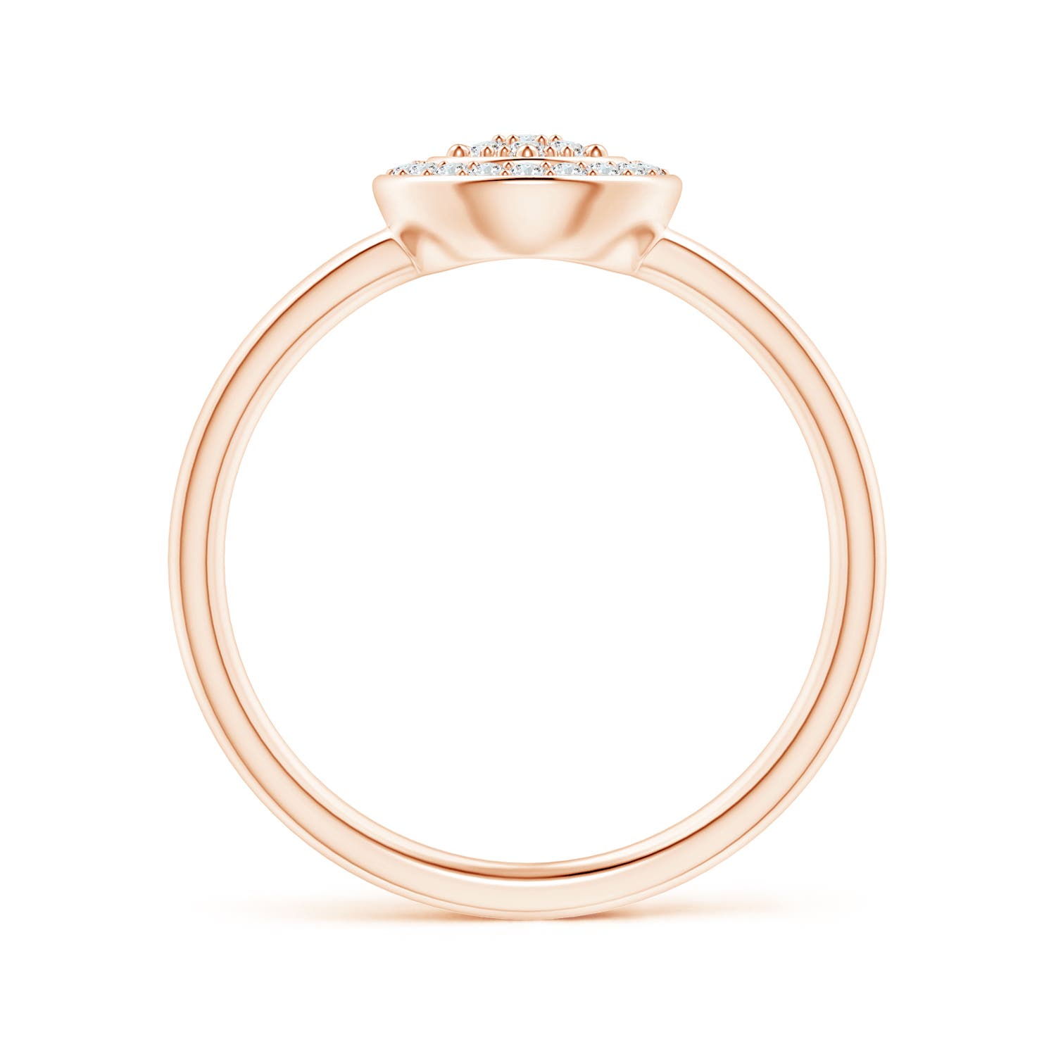 G, VS2 / 0.14 CT / 14 KT Rose Gold