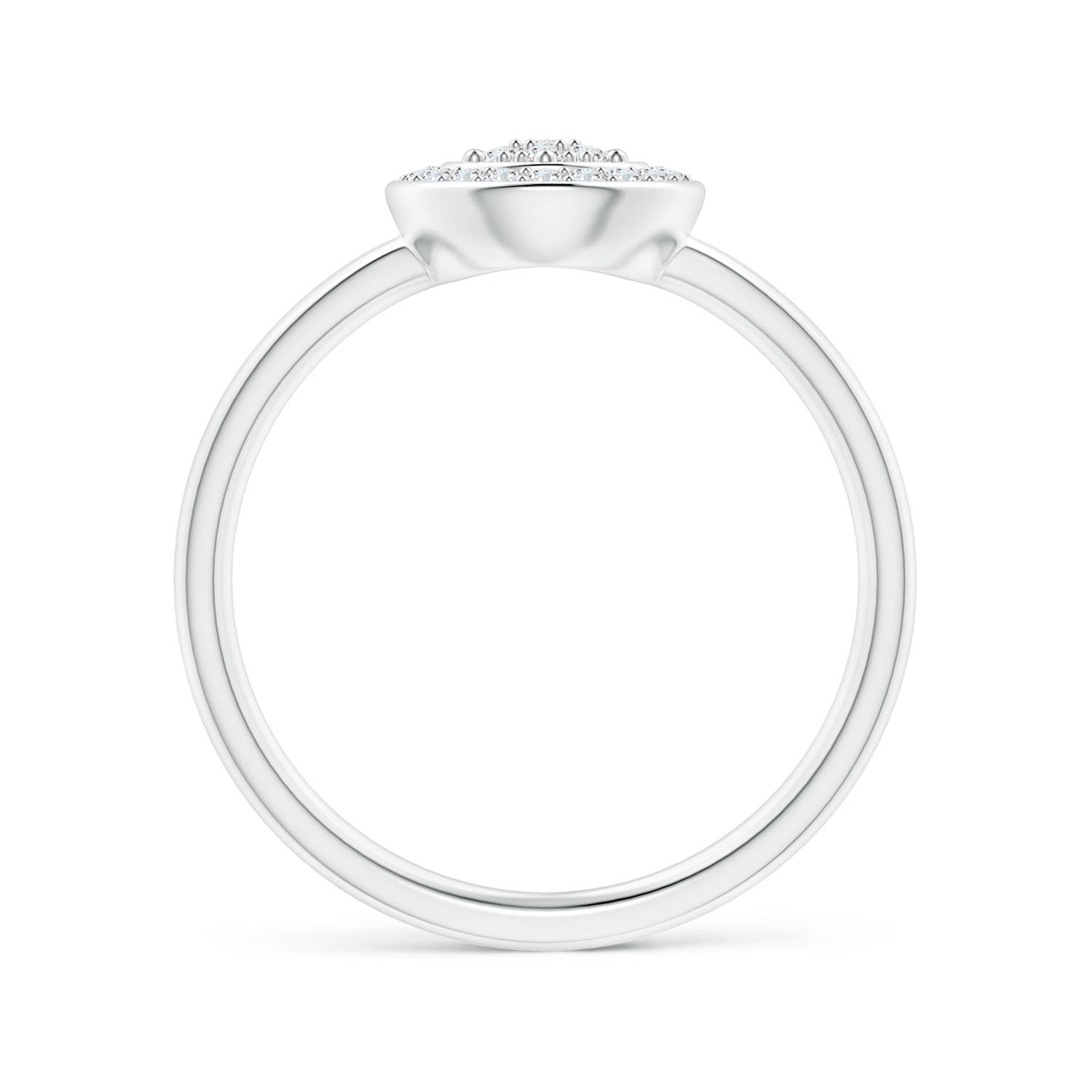 G, VS2 / 0.14 CT / 14 KT White Gold