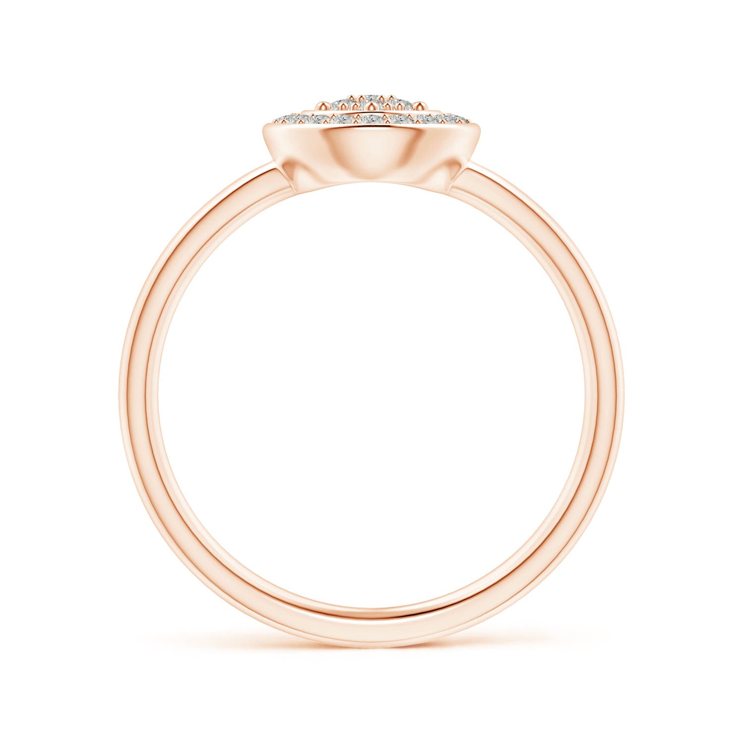 K, I3 / 0.14 CT / 14 KT Rose Gold