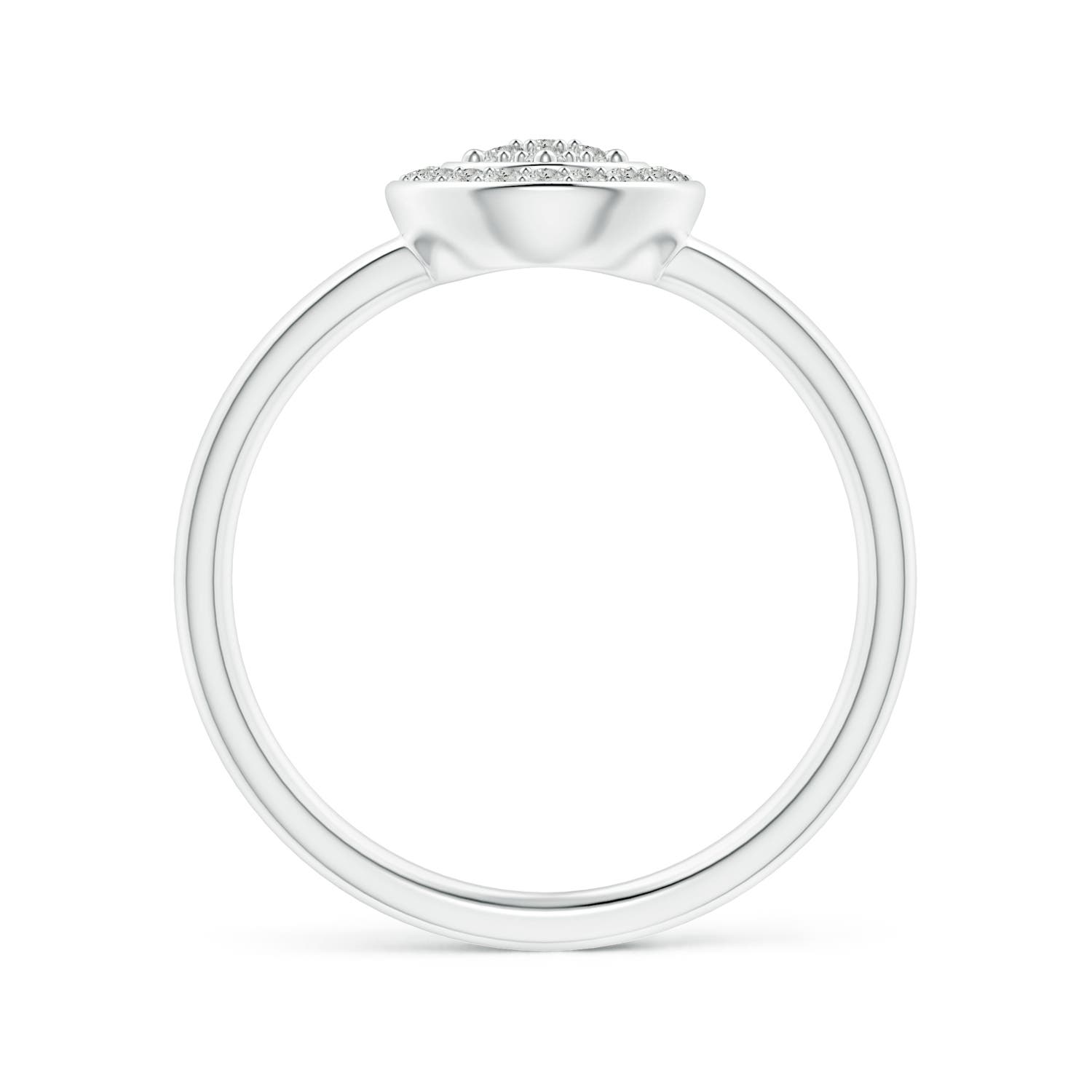 K, I3 / 0.14 CT / 14 KT White Gold