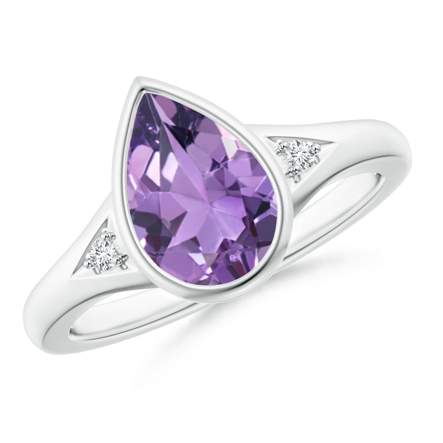 A - Amethyst / 1.62 CT / 14 KT White Gold